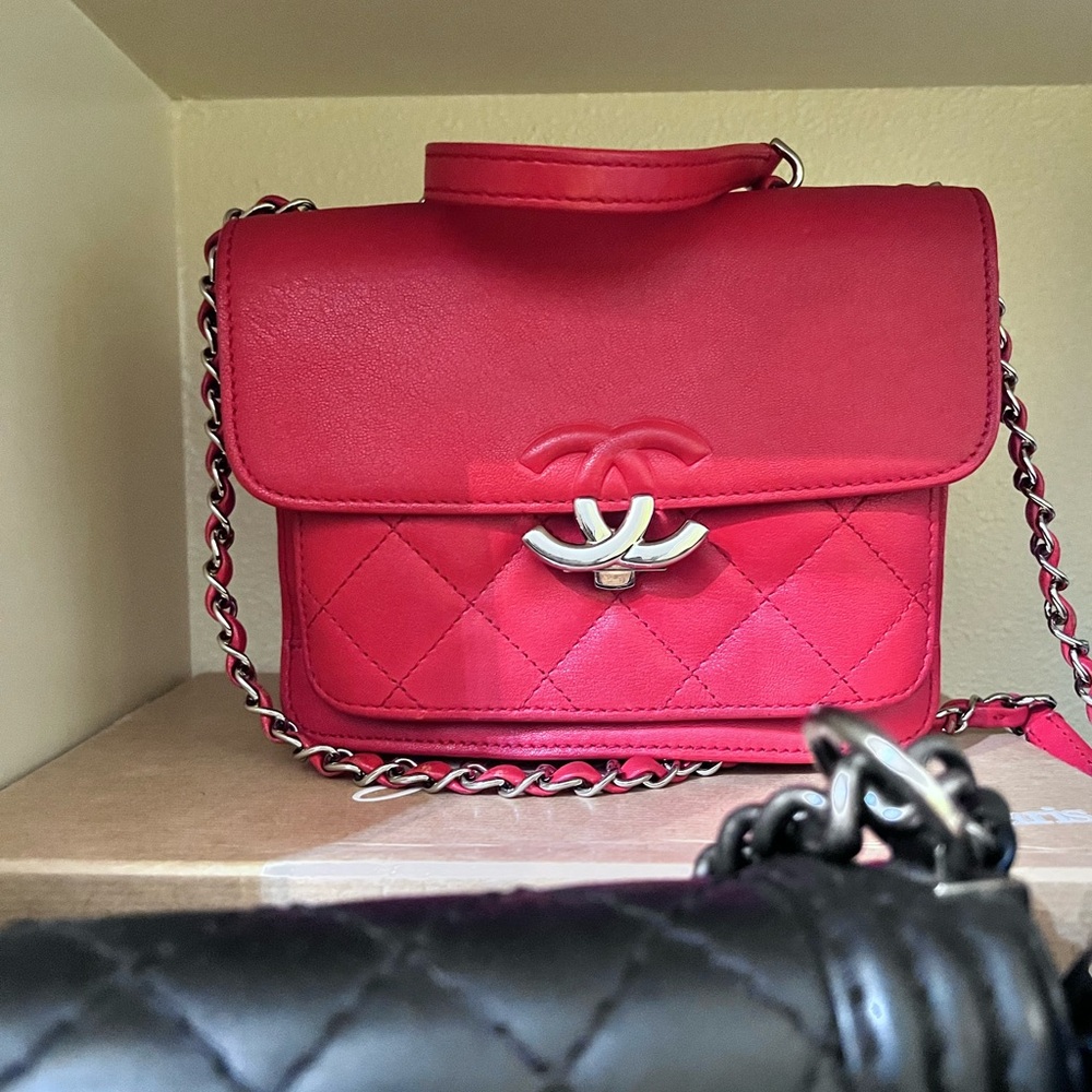 SOLD!! Chanel CoCo Matelasse flap bag Rare!